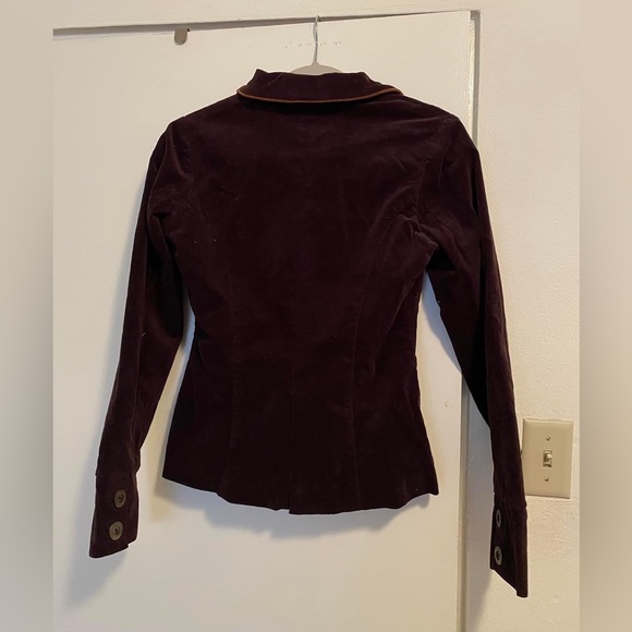 Nick And Mo Suede Dark Brown Jacket Size Small - Picture 3 of 3